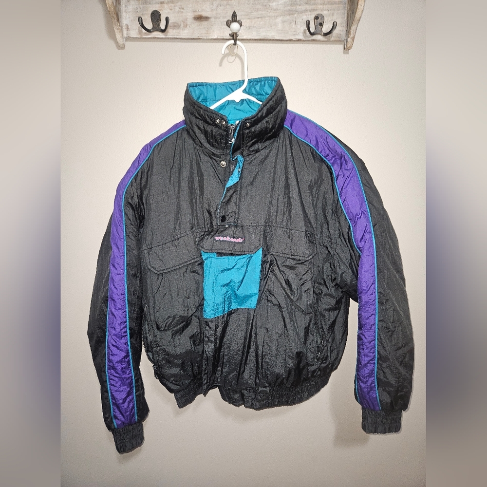 80s puffer ski jacket